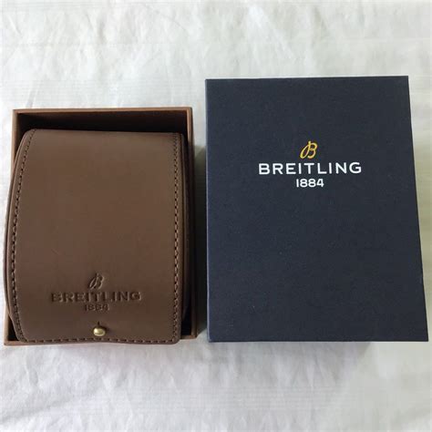 breitling box and papers for sale|breitling watch travel case.